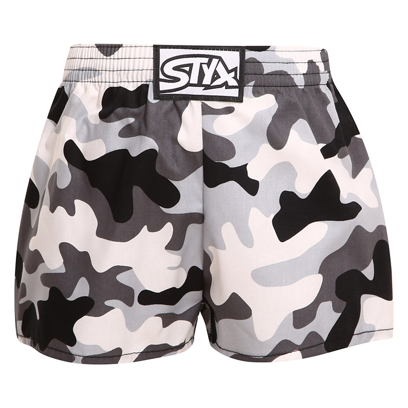 Dětské trenky Styx art klasická guma maskáč (J1457)  6-8 let, trenýrky