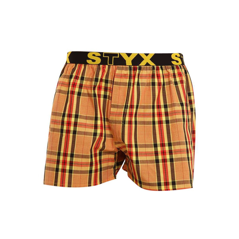 Pánské trenky Styx sportovní guma vícebarevné (B921) L, trenýrky