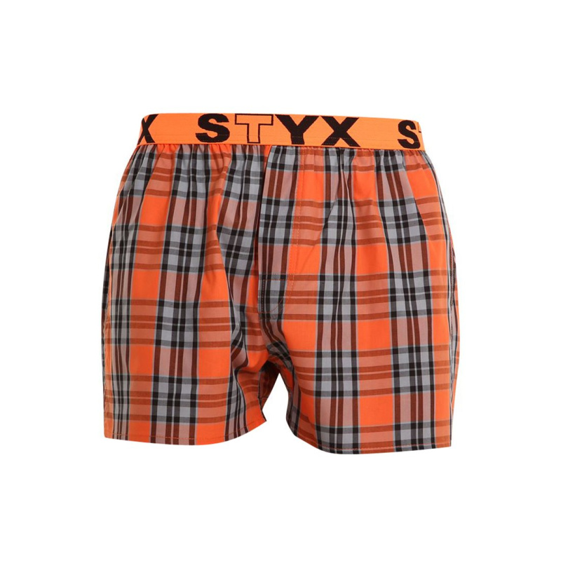 Pánské trenky Styx sportovní guma vícebarevné (B926) M, trenýrky