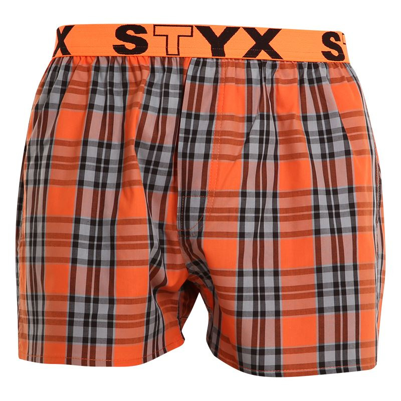 Pánské trenky Styx sportovní guma vícebarevné (B926) L, trenýrky