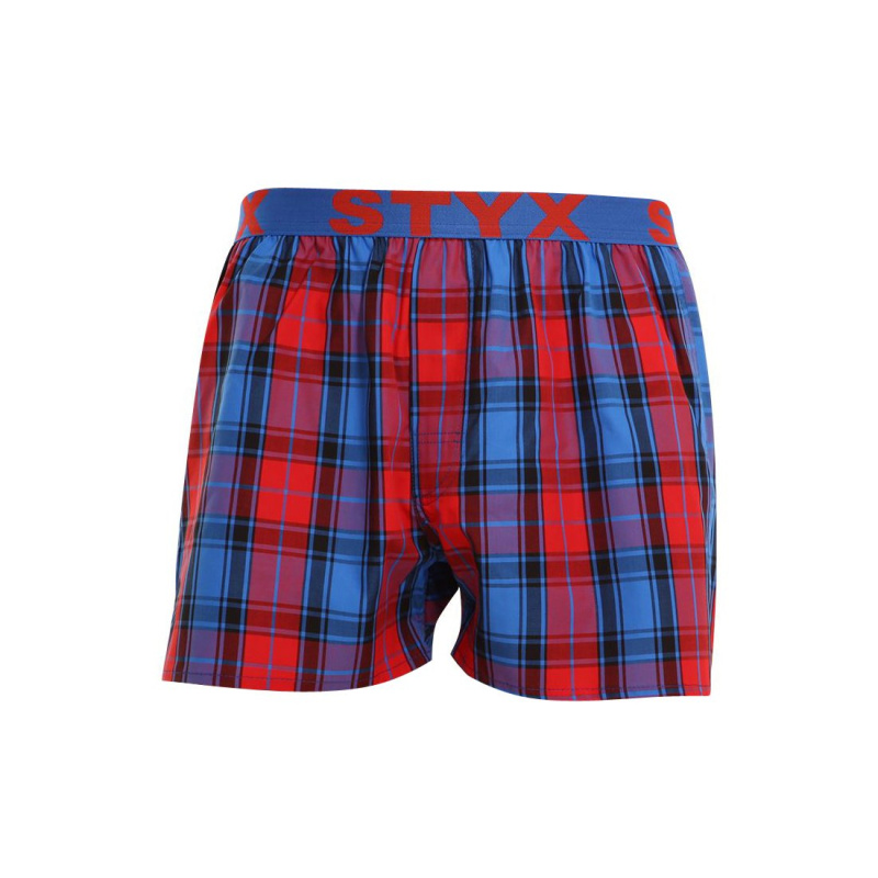 Pánské trenky Styx sportovní guma vícebarevné (B927) XL, trenýrky