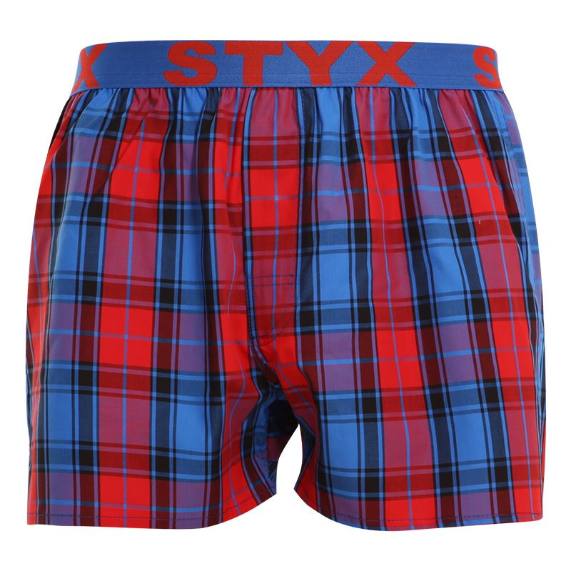 Pánské trenky Styx sportovní guma vícebarevné (B927) L, trenýrky