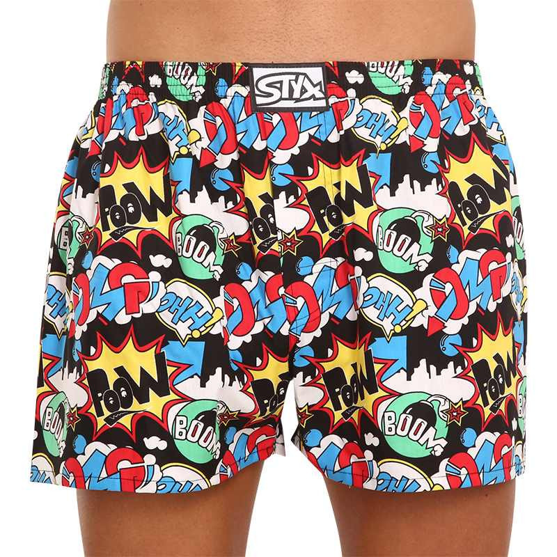 Pánské trenky Styx art klasická guma OMG (A1456) M, trenýrky