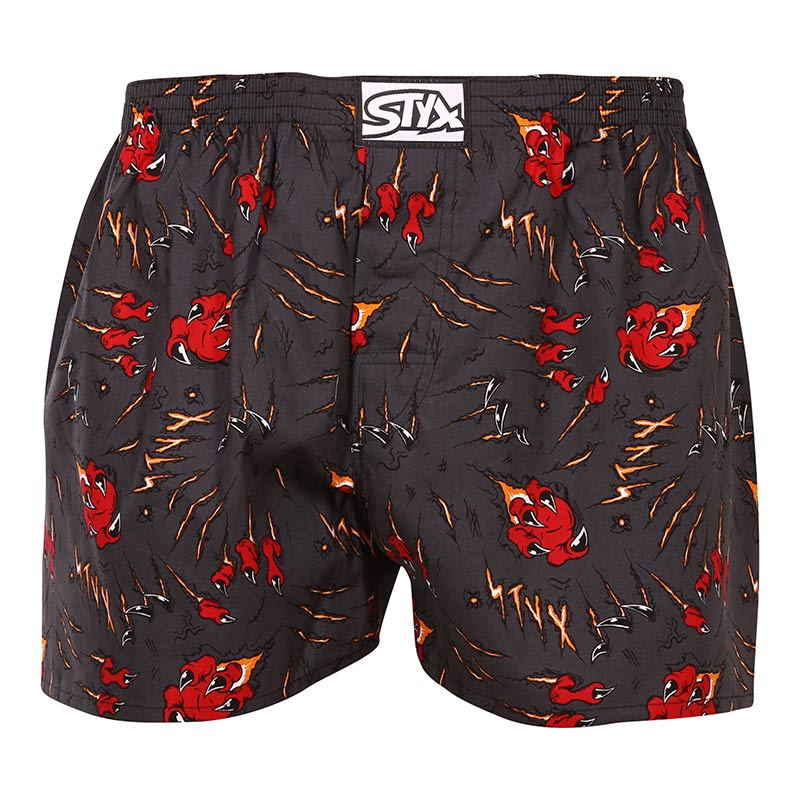 Pánské trenky Styx art klasická guma drápy (A1552) S, trenýrky