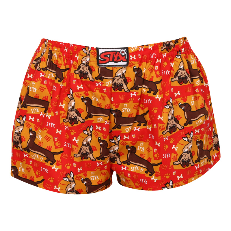Dámské trenky Styx art klasická guma pejsci (K1554) XXL, trenýrky