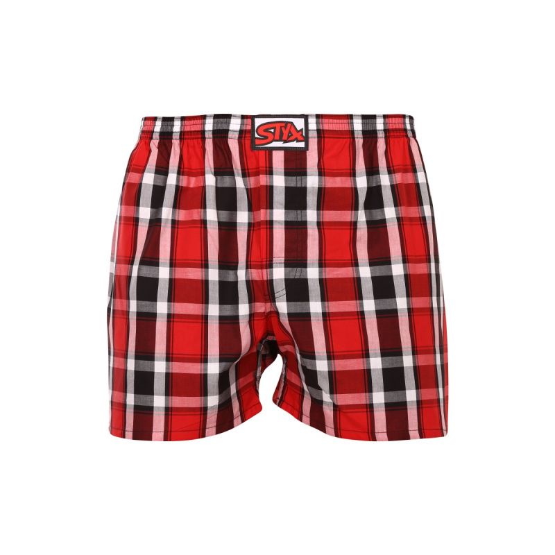 Pánské trenky Styx klasická guma vícebarevné (A935) XL, trenýrky