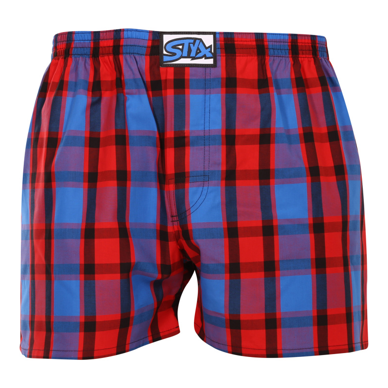 Pánské trenky Styx klasická guma vícebarevné (A937) XL, trenýrky