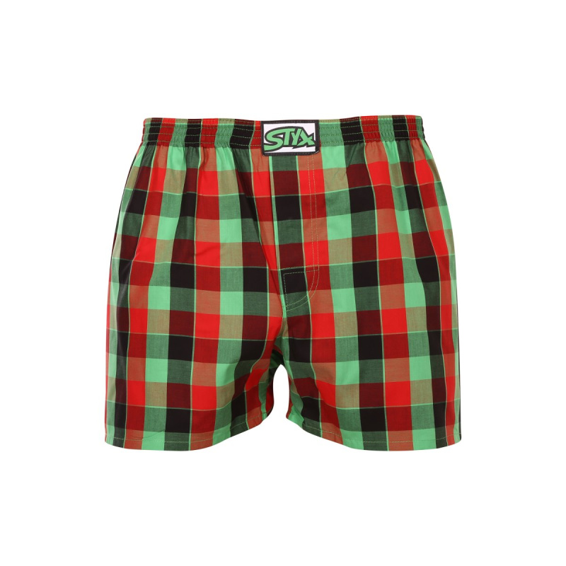 Pánské trenky Styx klasická guma vícebarevné (A938) XL, trenýrky