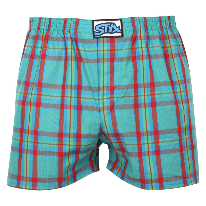 Pánské trenky Styx klasická guma vícebarevné (A939) XL, trenýrky