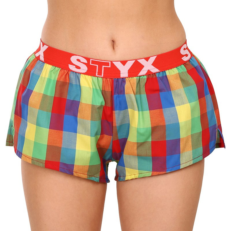 Dámské trenky Styx sportovní guma vícebarevné (T925)  L, trenýrky
