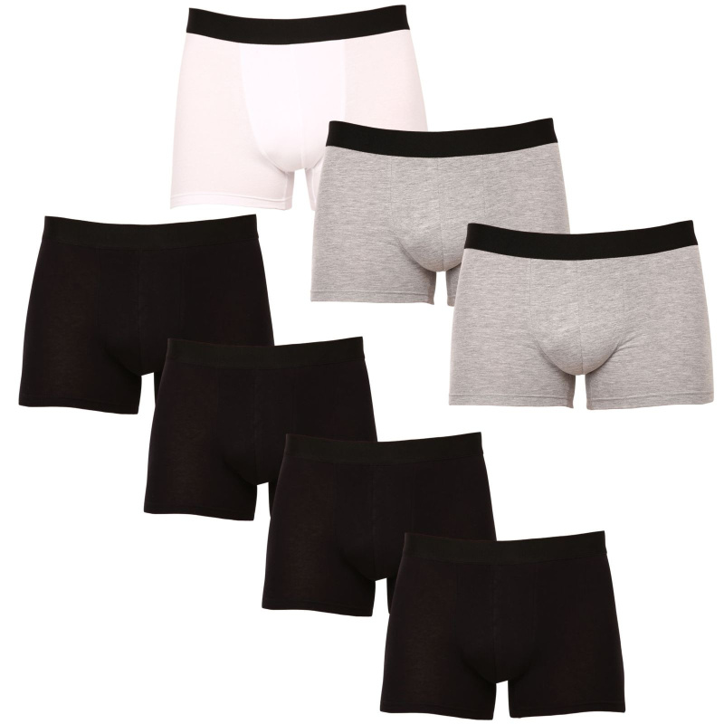 7PACK pánské boxerky Nedeto vícebarevné (7NDTB1002) 3XL, trenky / trenýrky
