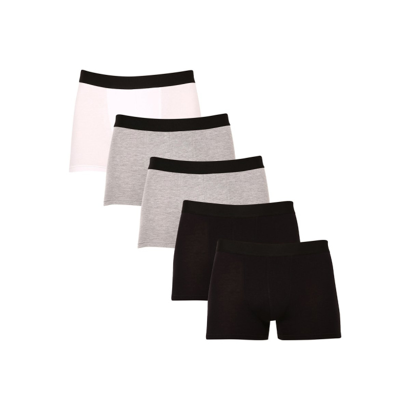 5PACK pánské boxerky Nedeto vícebarevné (5NDTB1002) 3XL, trenky / trenýrky