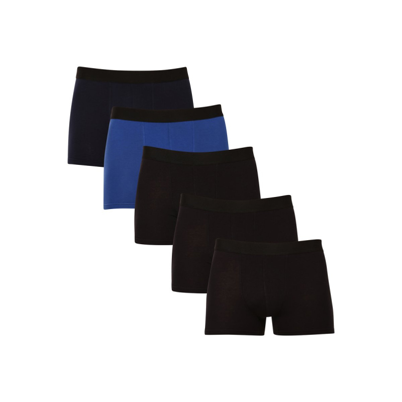 5PACK pánské boxerky Nedeto vícebarevné (5NDTB1001) XXL, trenky / trenýrky