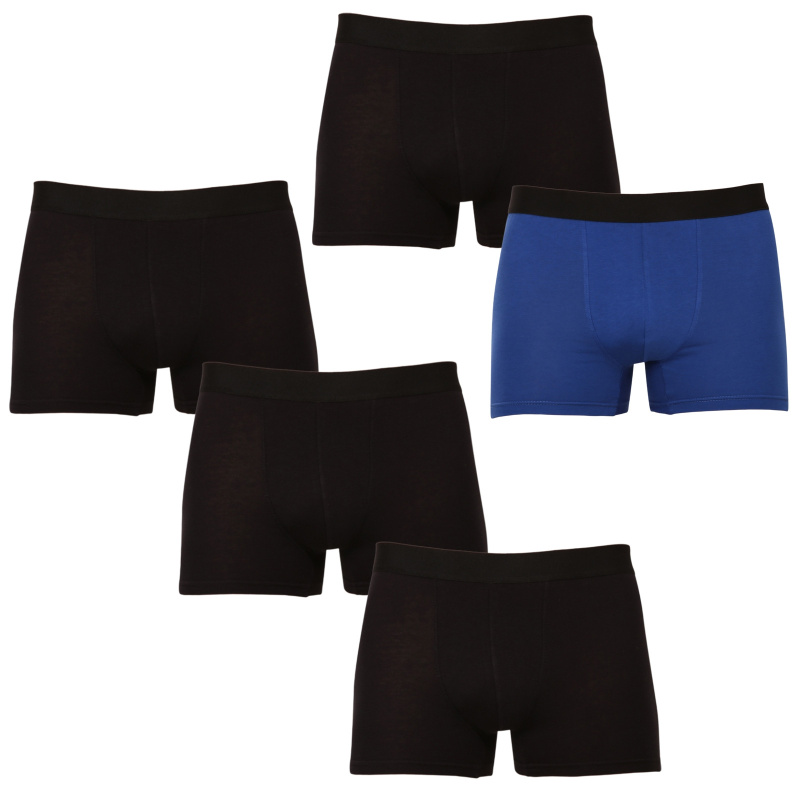 5PACK pánské boxerky Nedeto vícebarevné (5NDTB1001) L, trenky / trenýrky