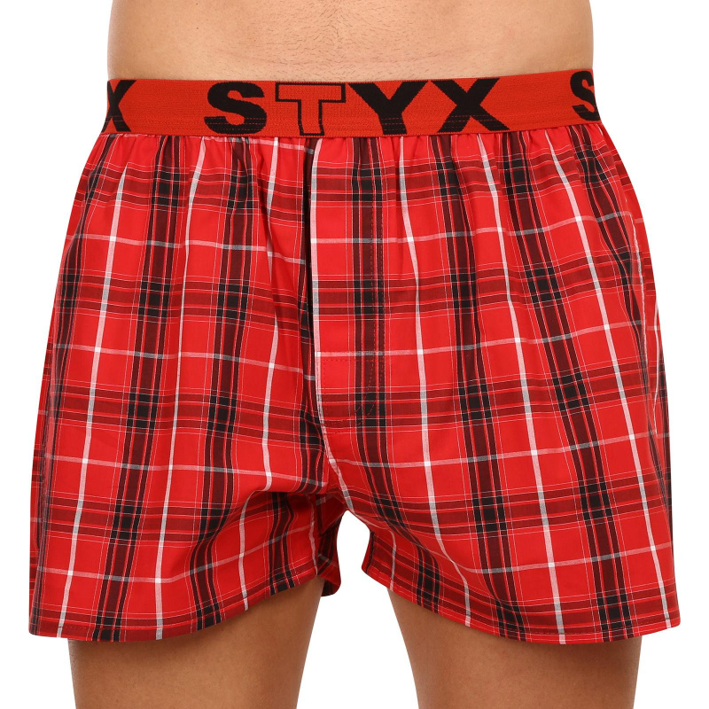 Pánské trenky Styx sportovní guma vícebarevné (B931) XXL, trenýrky