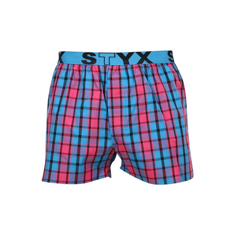 Pánské trenky Styx sportovní guma vícebarevné (B934) XXL, trenýrky