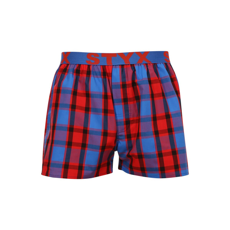 Pánské trenky Styx sportovní guma vícebarevné (B937) XL, trenýrky