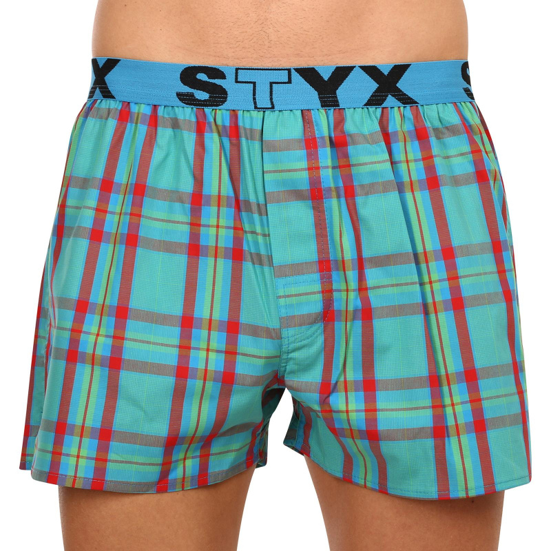 Pánské trenky Styx sportovní guma vícebarevné (B939) XL, trenýrky
