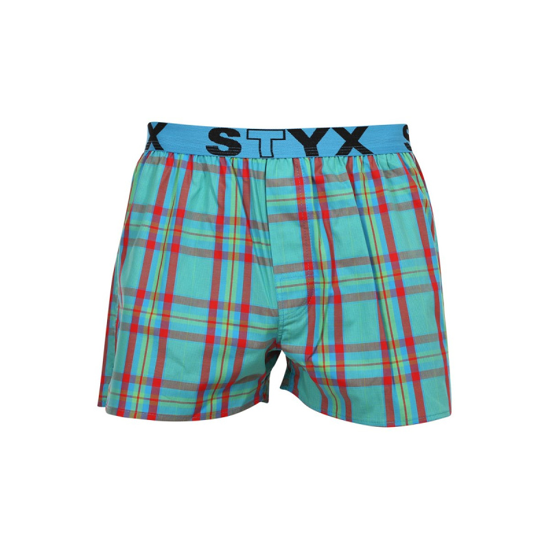 Pánské trenky Styx sportovní guma vícebarevné (B939) XXL, trenýrky