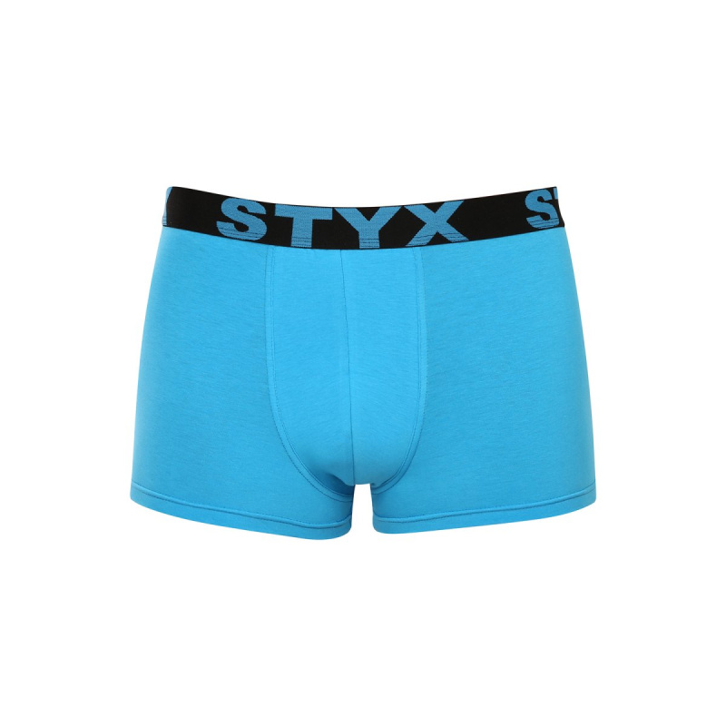 Pánské boxerky Styx sportovní guma světle modré (G1169) L, trenky / trenýrky