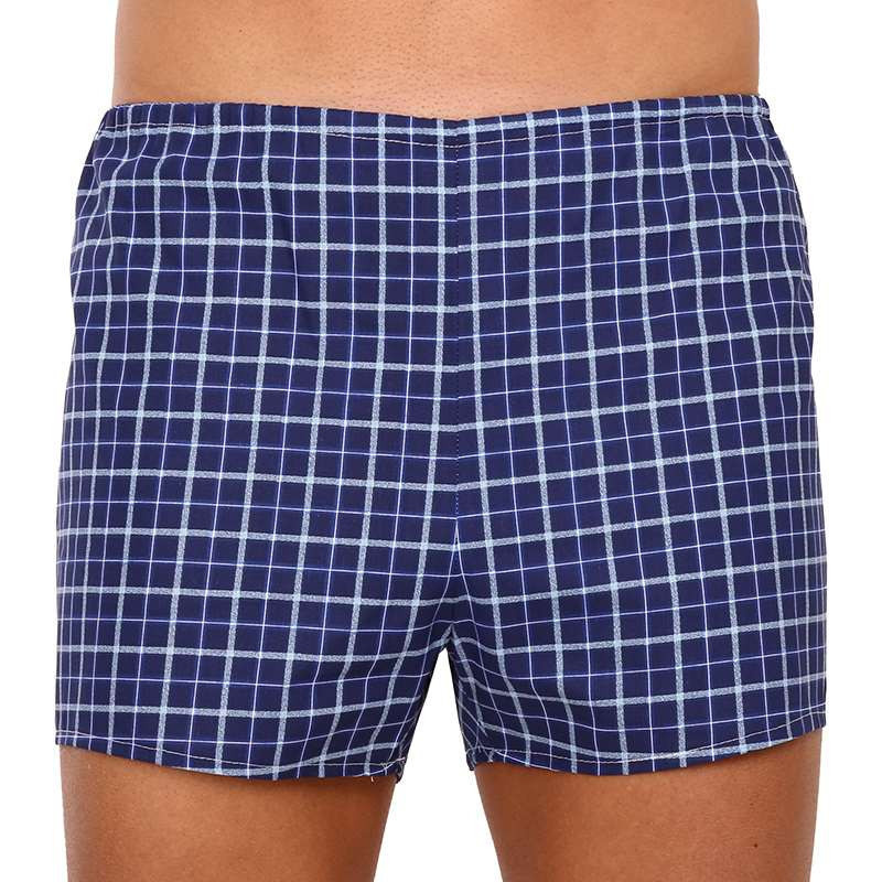 Klasické pánské trenky Foltýn modré extra nadrozměr (KN79) 9XL, trenýrky