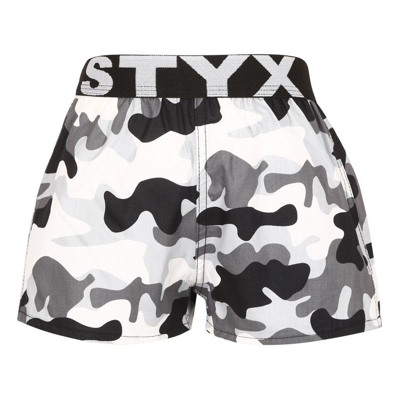 Dětské trenky Styx art sportovní guma maskáč (BJ1457) 12-14 let, trenýrky