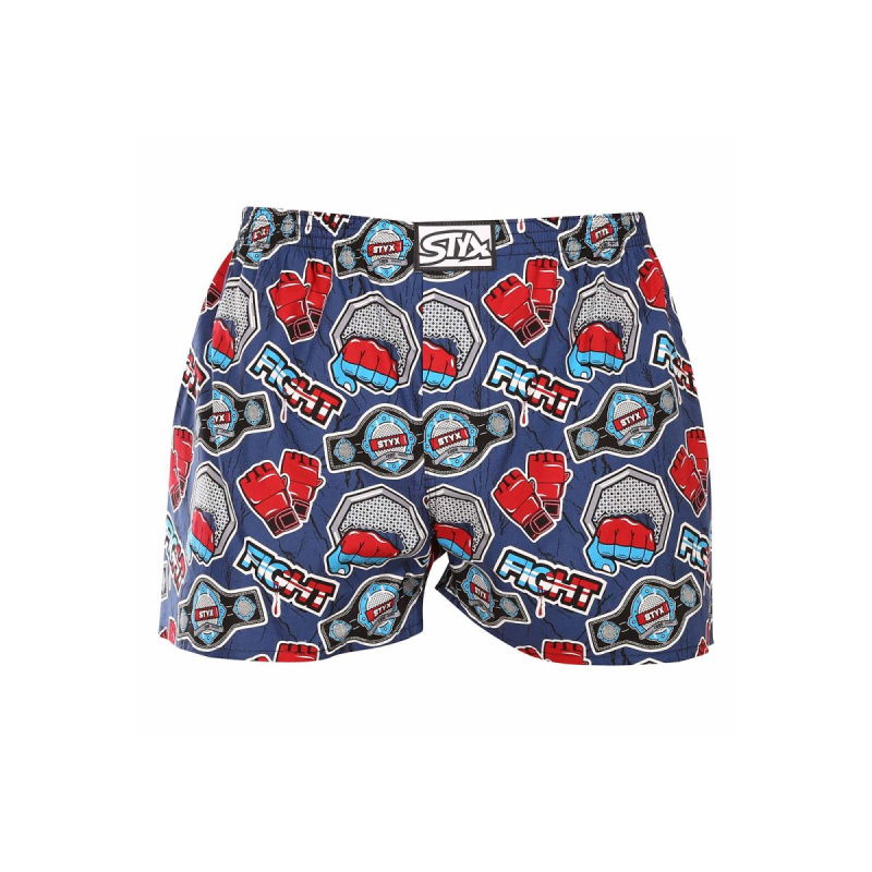 Pánské trenky Styx art klasická guma fight (A1556) XL, trenýrky