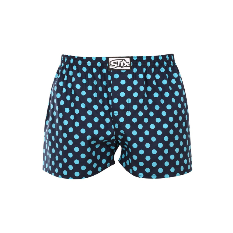 Pánské trenky Styx art klasická guma nadrozměr puntíky (E1651) 4XL, trenýrky