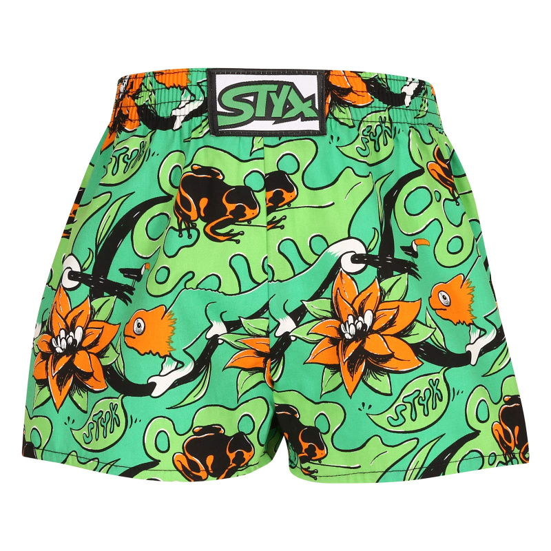 Dětské trenky Styx art klasická guma tropic (J1557) 9-11 let, trenýrky