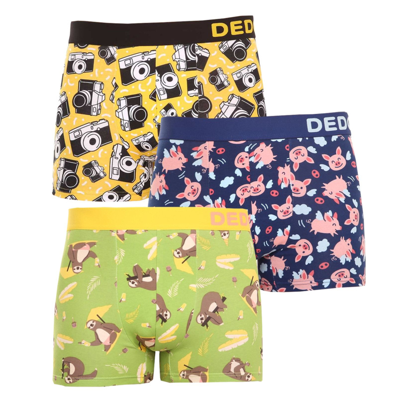 3PACK Veselé pánské boxerky Dedoles (GMMT0936381) M, trenky / trenýrky