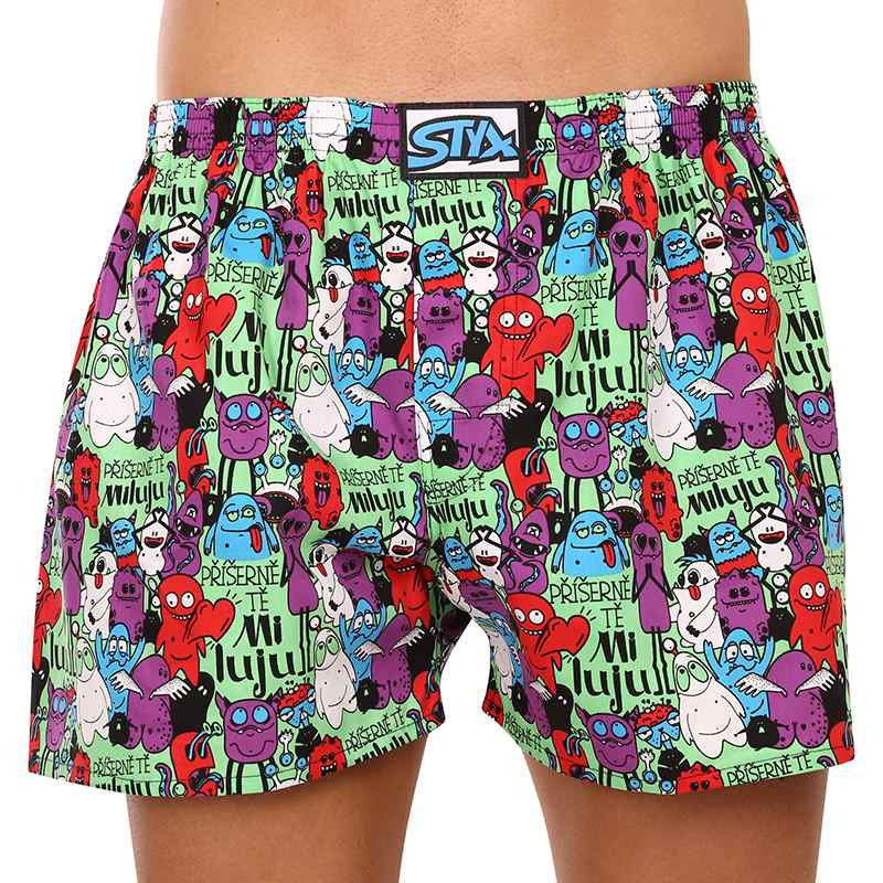 Pánské trenky Styx art klasická guma nadrozměr příšerky (E1555) 3XL, trenýrky