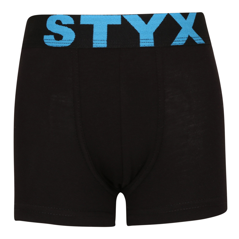 Dětské boxerky Styx sportovní guma černé (GJ961) 4-5 let, trenky / trenýrky