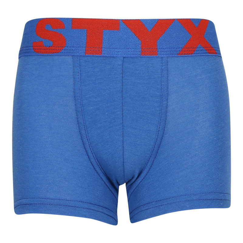 Dětské boxerky Styx sportovní guma modré (GJ967) 4-5 let, trenky / trenýrky