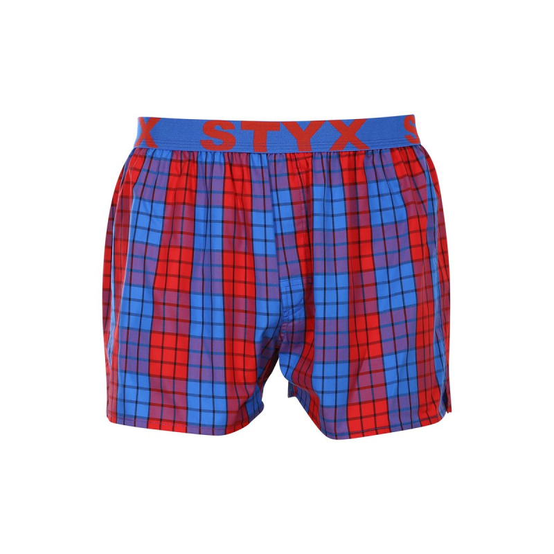 Pánské trenky Styx sportovní guma vícebarevné (B1001) M, trenýrky