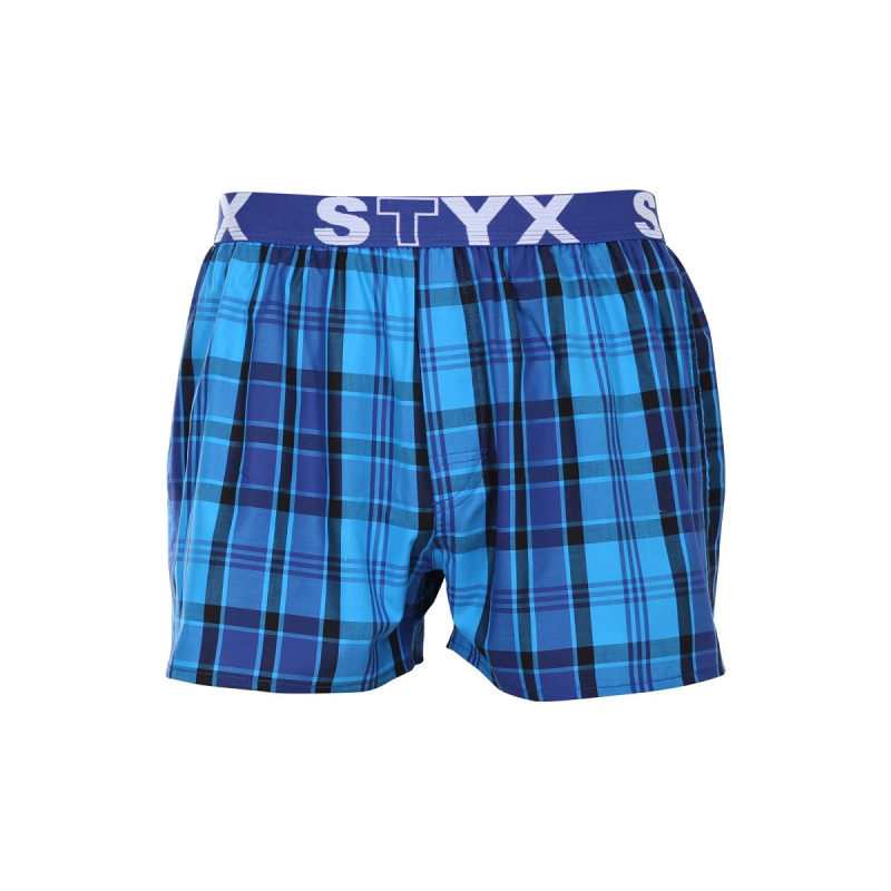 Pánské trenky Styx sportovní guma vícebarevné (B1005) S, trenýrky