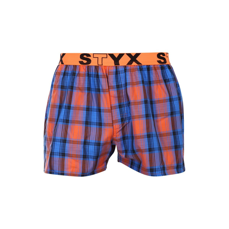 Pánské trenky Styx sportovní guma vícebarevné (B1006) XXL, trenýrky