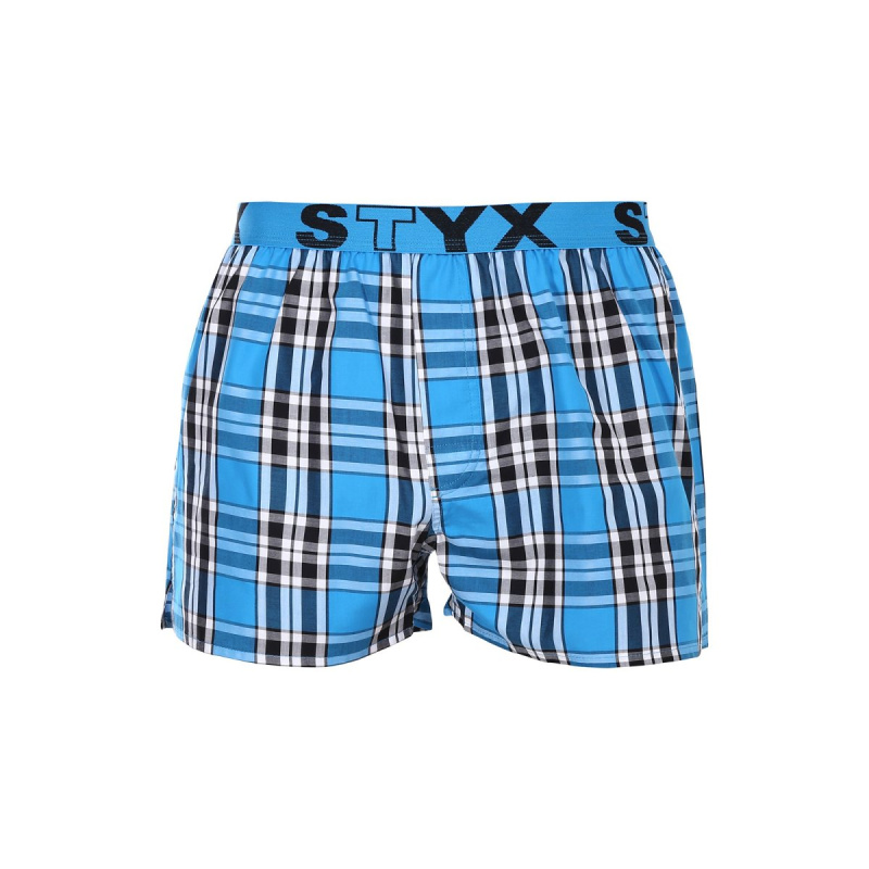Pánské trenky Styx sportovní guma vícebarevné (B1009) S, trenýrky