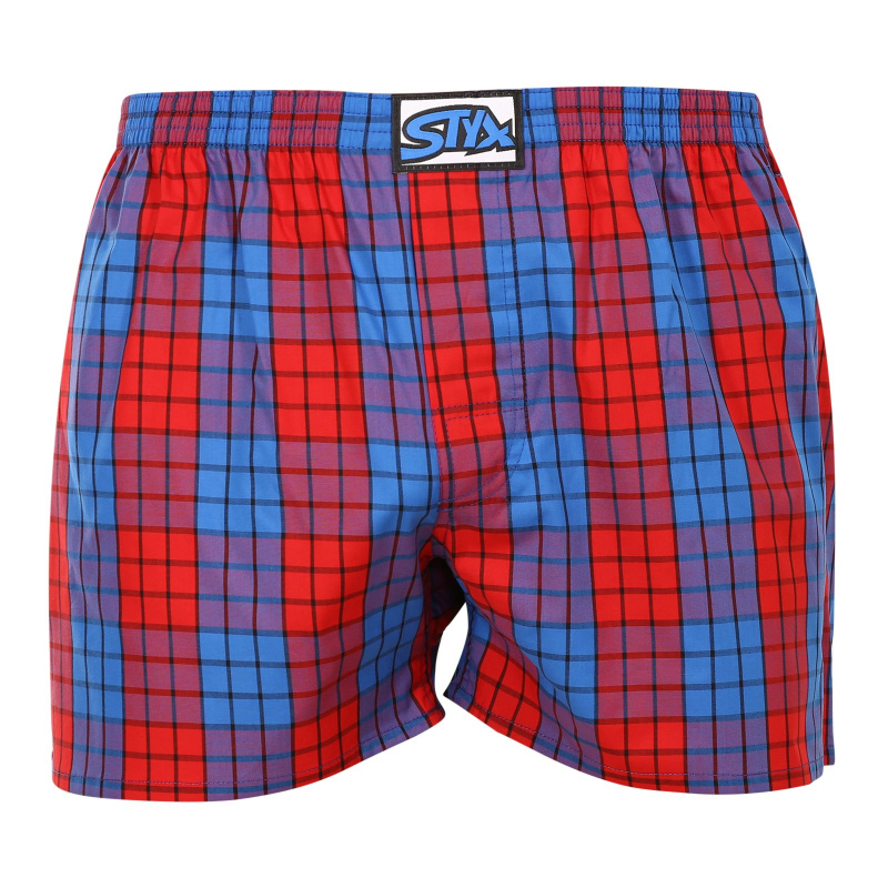 Pánské trenky Styx klasická guma vícebarevné (A1001) XL, trenýrky