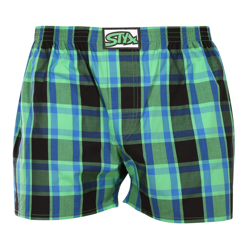 Pánské trenky Styx klasická guma vícebarevné (A1004) XL, trenýrky