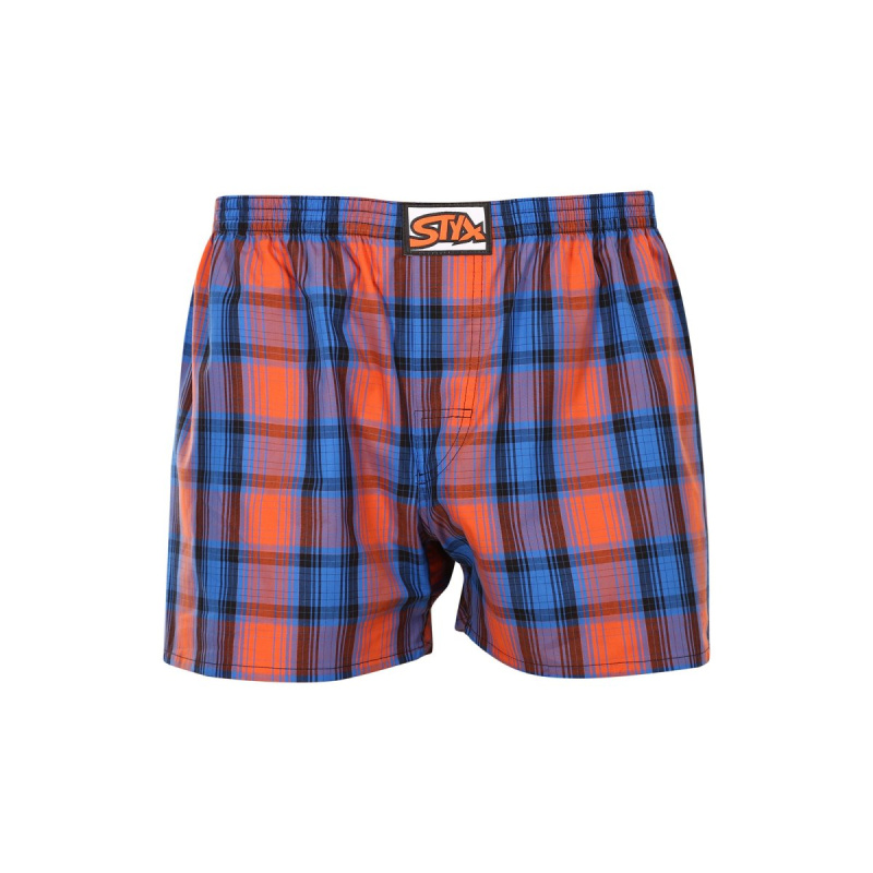 Pánské trenky Styx klasická guma vícebarevné (A1006) XL, trenýrky