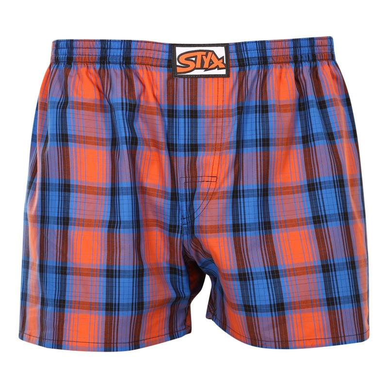 Pánské trenky Styx klasická guma vícebarevné (A1006) XL, trenýrky