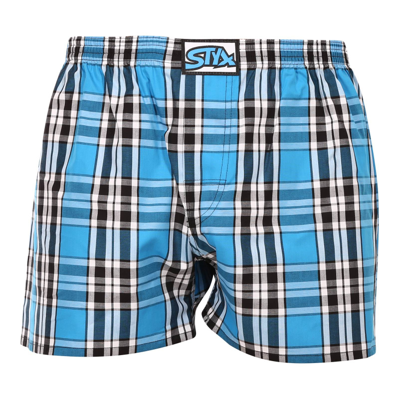 Pánské trenky Styx klasická guma vícebarevné (A1009) L, trenýrky