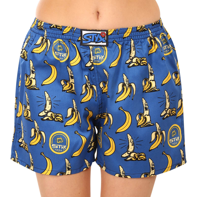 Dámské trenky na spaní Styx banány (DTD1359) L, trenýrky
