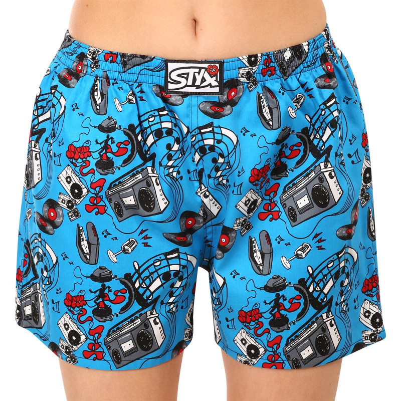 Dámské trenky na spaní Styx hudba (DTD1558) L, trenýrky