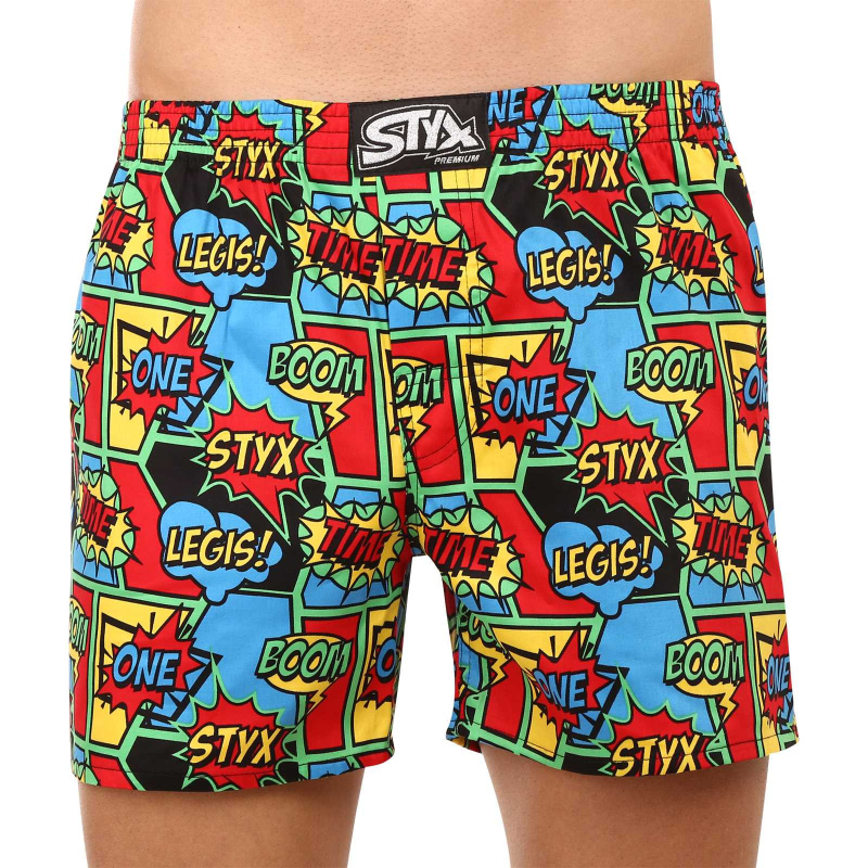 Pánské trenky Styx premium art klasická guma boom (AP955) XL, trenýrky