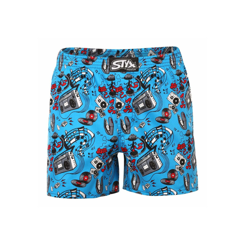 Pánské trenky Styx premium art klasická guma hudba (AP1558) XXL, trenýrky