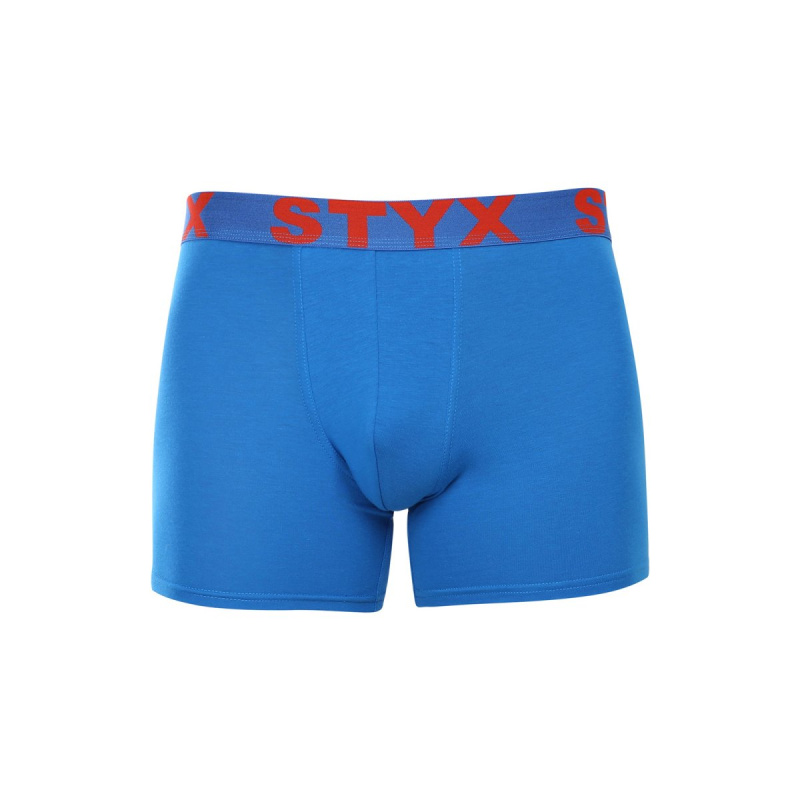 Pánské boxerky Styx long sportovní guma modré (U1167) XL, trenky / trenýrky