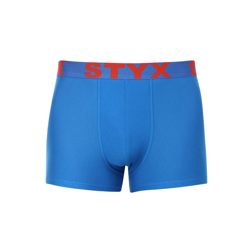 Pánské boxerky Styx sportovní guma modré (G1167) M, trenky / trenýrky