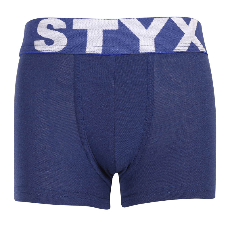 Dětské boxerky Styx sportovní guma tmavě modré (GJ968) 4-5 let, trenky / trenýrky