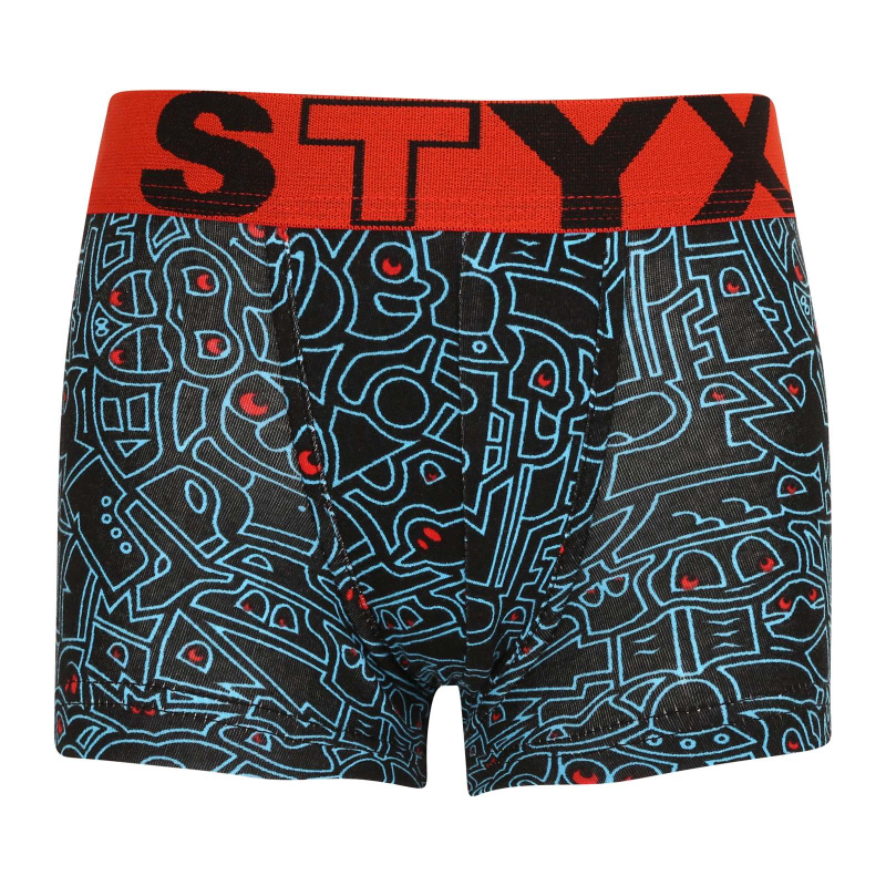 Dětské boxerky Styx art sportovní guma doodle (GJ1256) 4-5 let, trenky / trenýrky